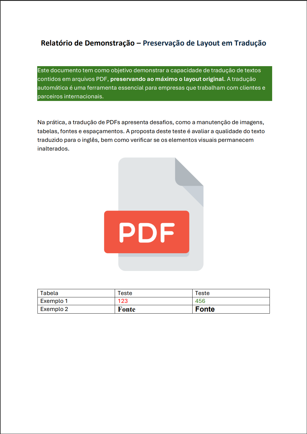 Antes - Manual técnico original